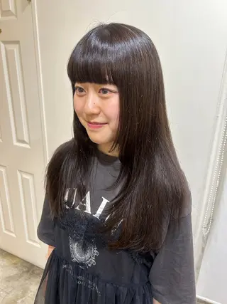 ロング カラー ナチュラル大人っぽい スタイル　MAORIのヘアスタイル