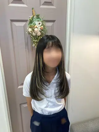ロング 藤田 七海のヘアスタイル