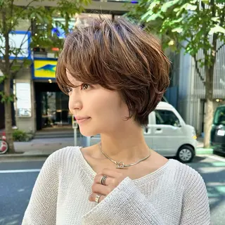 ショート カラー お悩み解決ショート/ 似合わせカット/といのヘアスタイル