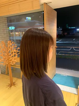 ミディアム カラー organic +eco所属・川越/organic 根本アユミのヘアスタイル