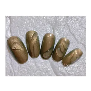 ミディアム ネイル 👑enen style👑のネイルデザイン