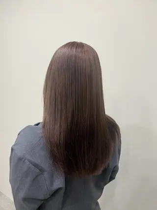 セミロング カラー haruhi/艶髪 ☀️透明感カラーのヘアスタイル