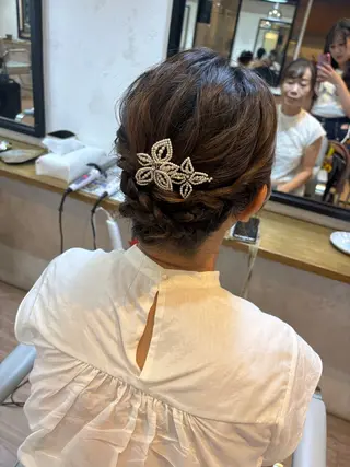 ヘアアレンジ 韓国ヘアー🇰🇷 MIWAのヘアスタイル