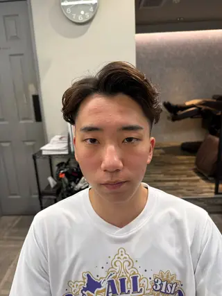 ショート パーマ メンズ fan.ray⚽️ 髙橋翔一のヘアスタイル