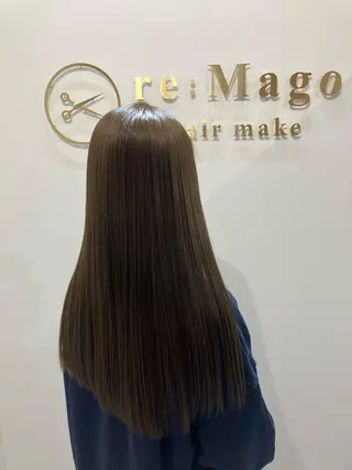ロング カラー ヘアアレンジ キッズ 横浜関内髪質改善 re:Magoのヘアスタイル