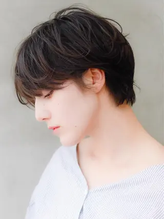 ショート カラー パーマ ショート・ボブ 徳竹淳一のヘアスタイル