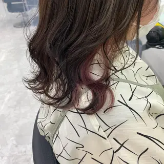 ショート カラー ヘアアレンジ mai🍑暖色カラー /レイヤー💖のヘアスタイル