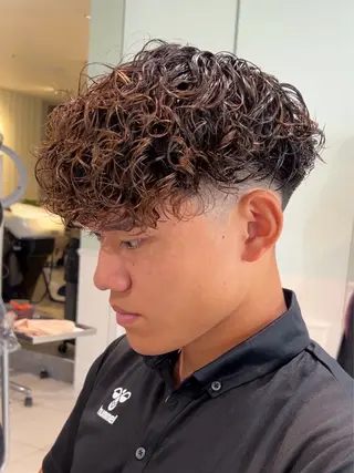 ショート パーマ メンズ メンズ特化❤️‍🔥 パーマ職人江口佳乃のヘアスタイル
