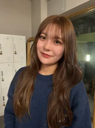 カラー 🌙ヘーゼルベージュ レイヤーカット🌙のヘアスタイル