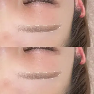アイブロウ niu🎀 YUNOのマツエク・マツパデザイン