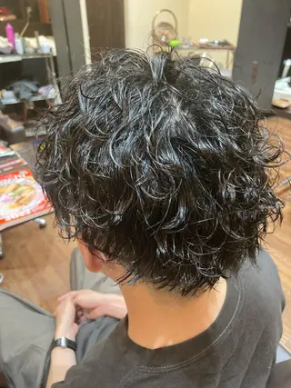 ショート パーマ メンズ パーマが得意な【最高 悠斗】のヘアスタイル