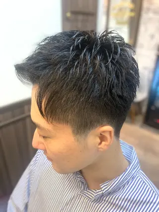 メンズ フリーランス理美容師 いさかのヘアスタイル