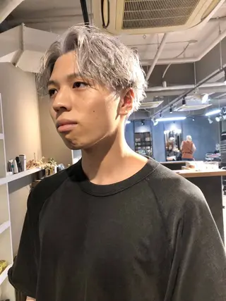 カラー ヘアアレンジ メンズ メンズ特化✂️栗原 侑也のヘアスタイル