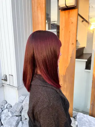 ミディアム カラー ルプラボウ 永友愛梨 /韓国/ダメージレスのヘアスタイル