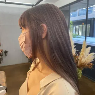 ロング カラー ハイトーン/デザイン hirokiのヘアスタイル