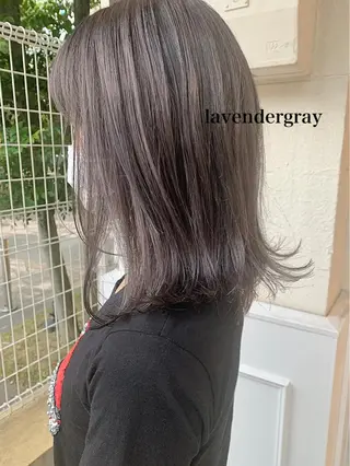 ミディアム カラー 透明感カラー👑 井上美乃里のヘアスタイル