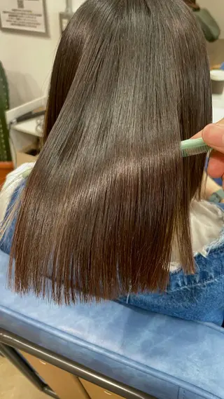 セミロング カラー Snaly カラー特化ページのヘアスタイル