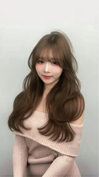 ロング 🎀 うる艶透明感 カラー / 錦糸町のヘアスタイル