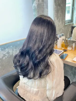 ロング カラー エフェクトブリーチ 🌟前澤啓太朗のヘアスタイル