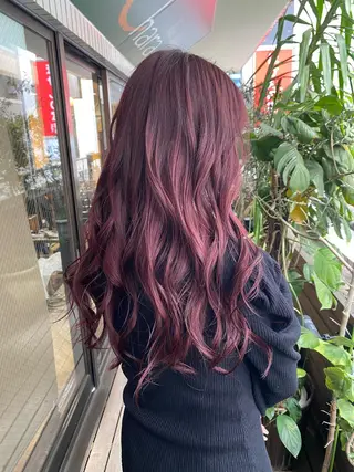 ロング カラー ヘアアレンジ シャローネ池袋 【れいな】のヘアスタイル