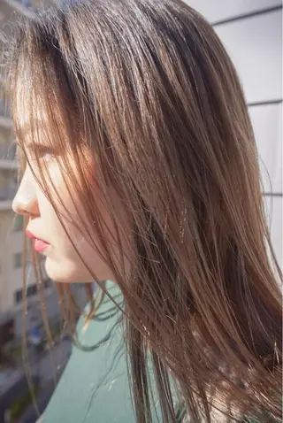 セミロング カラー パーマ ヘアアレンジ キッズ ネイル マツエク・マツパ ✨落ち着いた接客 💡高橋優也💡のヘアスタイル