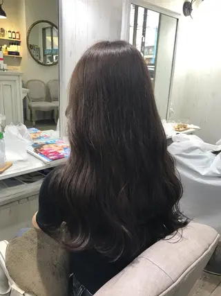 ロング ネモトメイナ🌿 今月末で退職しますのヘアスタイル