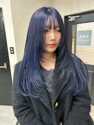 ロング ハイトーン髪質改善 🫧大阪/kanonのヘアスタイル