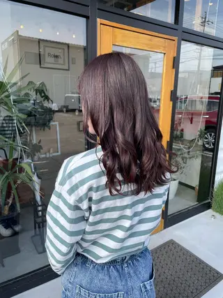 セミロング キノシタ ナオユキのヘアスタイル