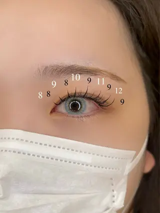 マツエク・マツパ Fameu+ HIMEKAのマツエク・マツパデザイン