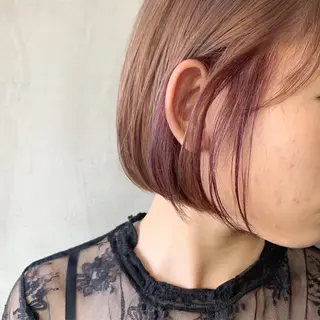 ショート カラー なかの たくみのヘアスタイル