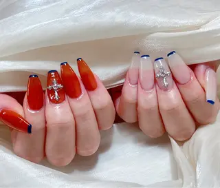 ネイル candy nail 韓国風ワンホンネイルのネイルデザイン