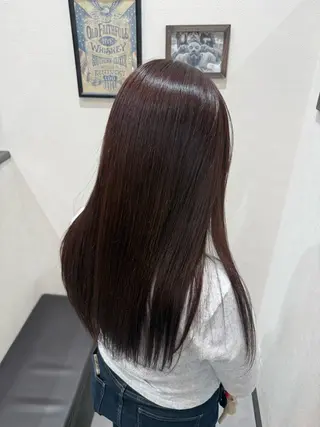 セミロング カラー 中林 優太のヘアスタイル