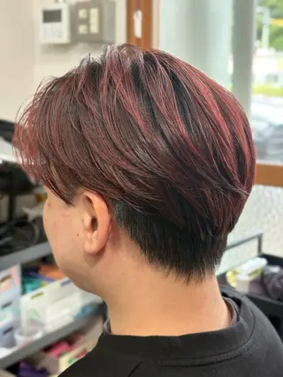 カラー メンズ Snalyメンズ特化 スエハラのヘアスタイル