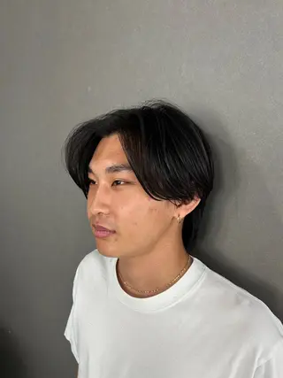 パーマ メンズ カズキ🌼曲がる 縮毛矯正のヘアスタイル