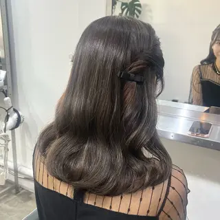 セミロング 早朝セット☀️ レイヤー/Momoのヘアスタイル