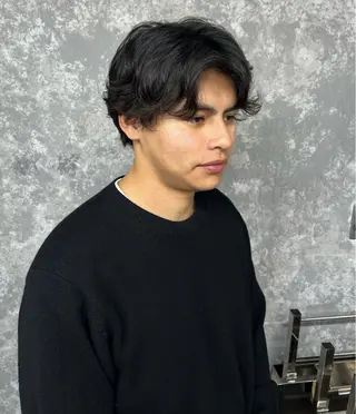 パーマ メンズ 🌈メンズパーマ🌈 メンズカットアリサのヘアスタイル