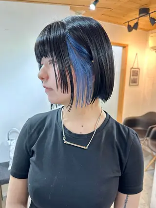 ミディアム カラー ブリーチダブルカラー 【koide】のヘアスタイル