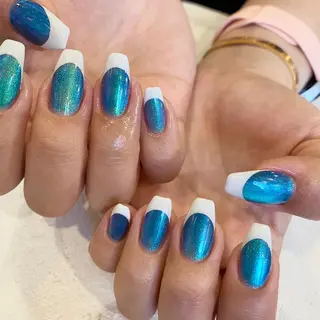 ネイル 0203ムニムサン 💙Airiのネイルデザイン