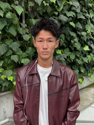 ショート パーマ メンズ 💈メンズ短髪特化 ✂︎伊藤大輝💈のヘアスタイル