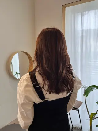 ロング カラー カットカラー/鎌倉 縮毛矯正/大空のヘアスタイル