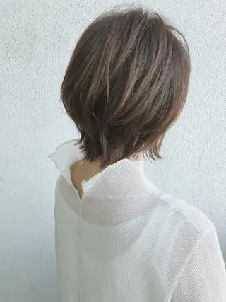 ショート カラー 髪質改善/艶髪/ 木山ゆかりのヘアスタイル