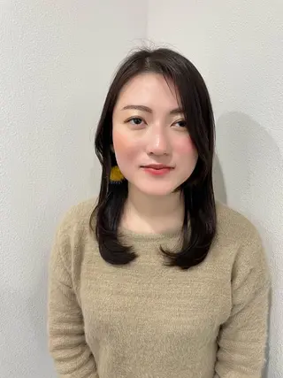 セミロング 渡辺 広宣のヘアスタイル