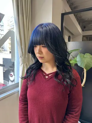 ロング kano🌈ハッシュ カット/レイヤーのヘアスタイル