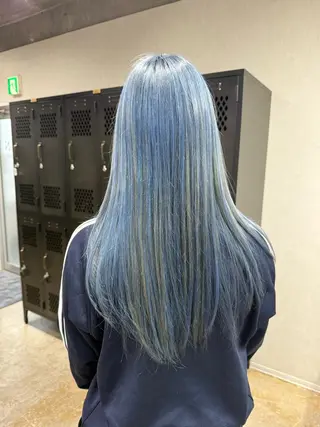 カラー ルシ🎨/ハイトーン デザイン/髪質改善のヘアスタイル