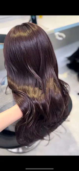 ロング カラー ♥️暖色カラ ー♥️由夏のヘアスタイル