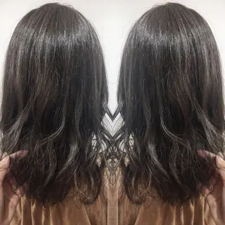 セミロング カラー box mico. mutsumiのヘアスタイル