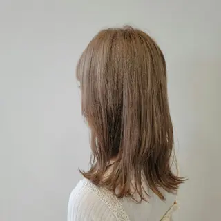 セミロング 中川 秀明のヘアスタイル