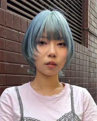 ショート 【ブリーチ/ヘアセ ット】Kano🎀のヘアスタイル