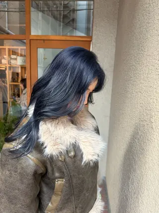 ロング カラー Le'a  谷町🌱 ツボタホノカのヘアスタイル
