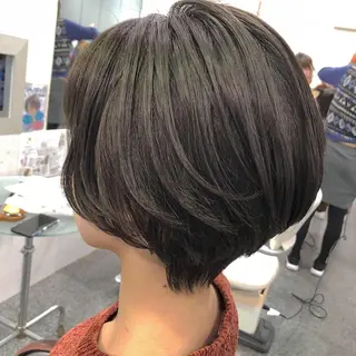 ショート カラー 河合秀明/ショート /ボブ/レイヤーのヘアスタイル